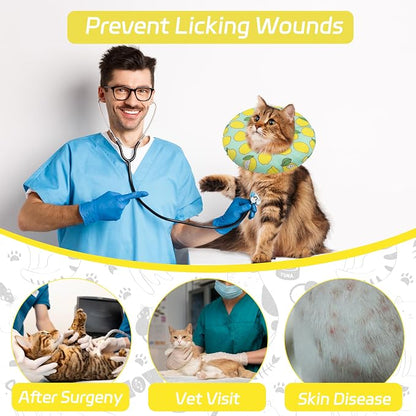 Cat Cone Collar Soft, Adjustable Cat Recovery Collars to Prevent Licking - Image 6