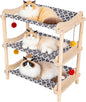 Large 3-Layer Cat Hammock Bed, Breathable Washable Covers, Wooden Pet Furniture by MITREL