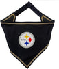 NFL Pittsburgh Steelers TIE Bandana, Large/X-Large. Dog Bandana Scarf Bib by PETSFIRST