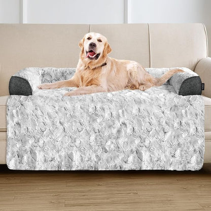 Calming Extra Large Dog Bed for Couch, 45 x 37 inch Removable Couch Cover for by blunique
