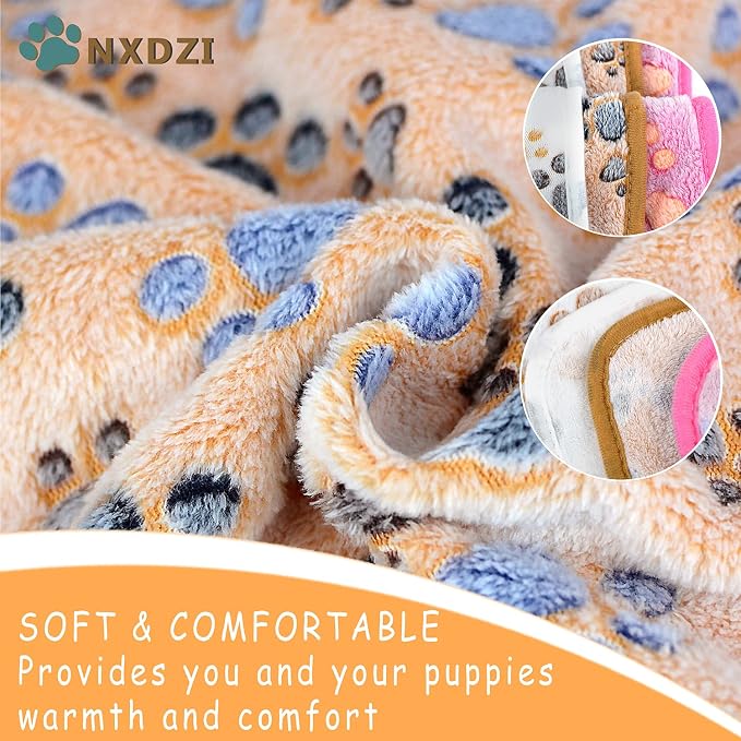 Dog Blankets for Medium Large Dogs, 3 Pack Dog Blanket Washable 41" x 31" - Image 2