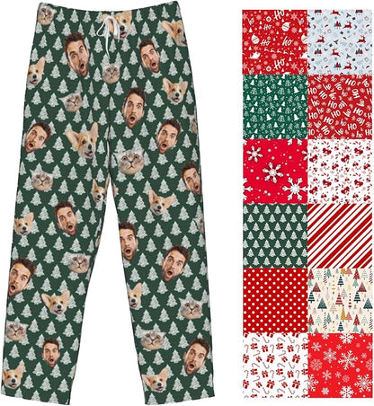 Custom Pajamas Pants Plaid Personalized Funny PJ Pant Design by YourCustomGiftsChoice