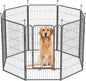 Dog Playpen, 32/40/45 Inch Height in Heavy Duty, Folding Indoor Outdoor by BestForYourPets