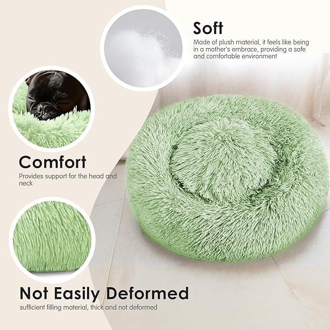 Extra Large Dog Beds, 36 Inch Human Dog Anxiety Relief Comfort Bed, - Image 4