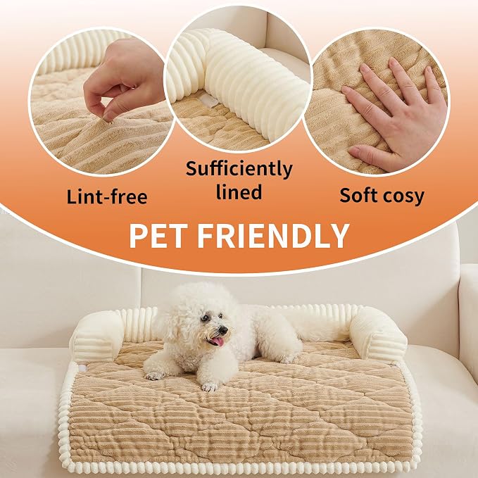 HAOMAIJIA Dog Couch Bed for Large Dogs, Non Slip Pet Couch Covers for Sofa - Image 5