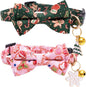 Faygarsle 2 Pack Christmas Cat Collars by Faygarsle