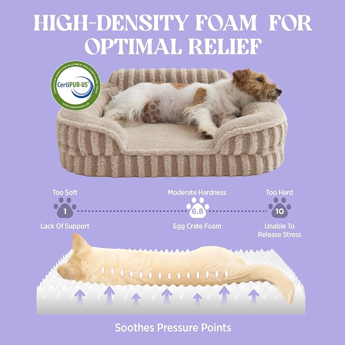 LE SURE Cute Dog Beds Large Sized Dog, Orthopedic Waterproof Large Pet Bed - Image 3