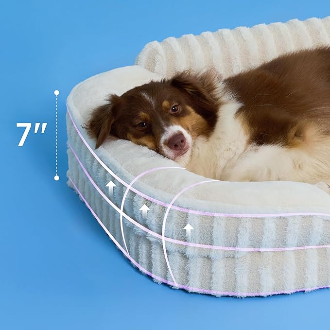 LE SURE Cute Dog Beds Large Sized Dog, Orthopedic Waterproof Large Pet Bed - Image 2