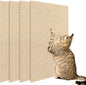 4 Pack Cat Scratch Mats 24”x16”, Self-Adhesive Trimmable Cat Scratching Post by Hlimior