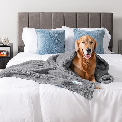 PetAmi Fluffy Waterproof Dog Blanket - Image 5