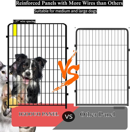 Dog Playpen Outdoor for Medium/Large Dogs 36'' High, 4 Add-on Heavy Duty Dog - Image 4