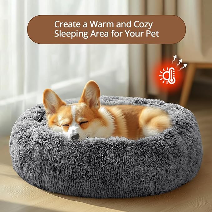 JOLLYVOGUE Calming Dog Bed for Small Dogs - Image 4