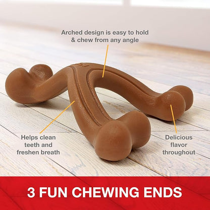 Nylabone Ergonomic Hold Wishbone Power Chew Toy - Image 6