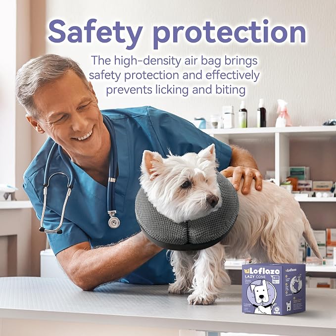 Soft Inflatable Dog Cone Collar Alternative After Surgery - Image 3