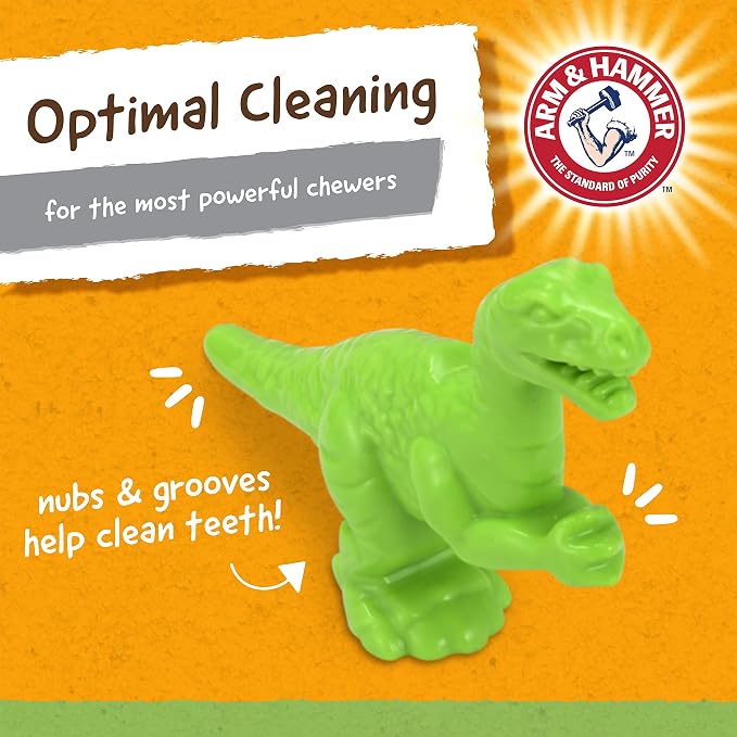 Arm & Hammer for Pets Nubbies Dental Toys T-Rex Dental Chew Toy for Dogs Best - Image 6