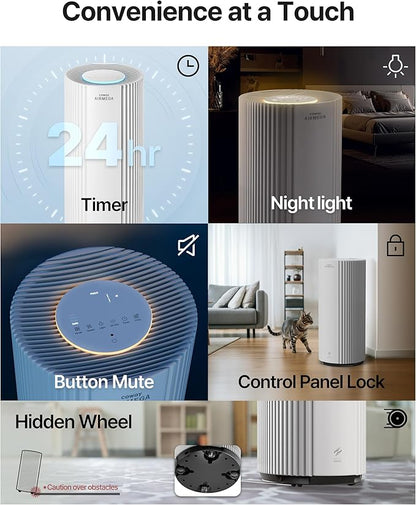 COWAY Air Purifier for Large Room Whole Home Up to 3, 285 ft², HEPA Filter for - Image 12