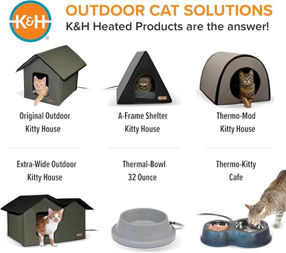 K&H Pet Products Extra-Wide Heated Cat House - Image 9