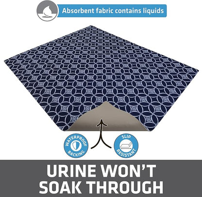 Drymate Cat Litter Box Mat, Litter Trapping Mat, Waterproof, Urine-Proof - Image 3