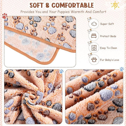Tegeme 8 Pcs Fleece Dog Blankets - Image 4