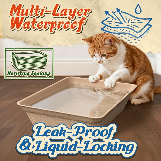 12-Pack Disposable Litter Boxes - Image 3