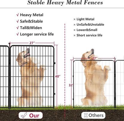 Dog Playpen 40 inch 32 Panels Indoor Outdoor Dog Pen - Image 7