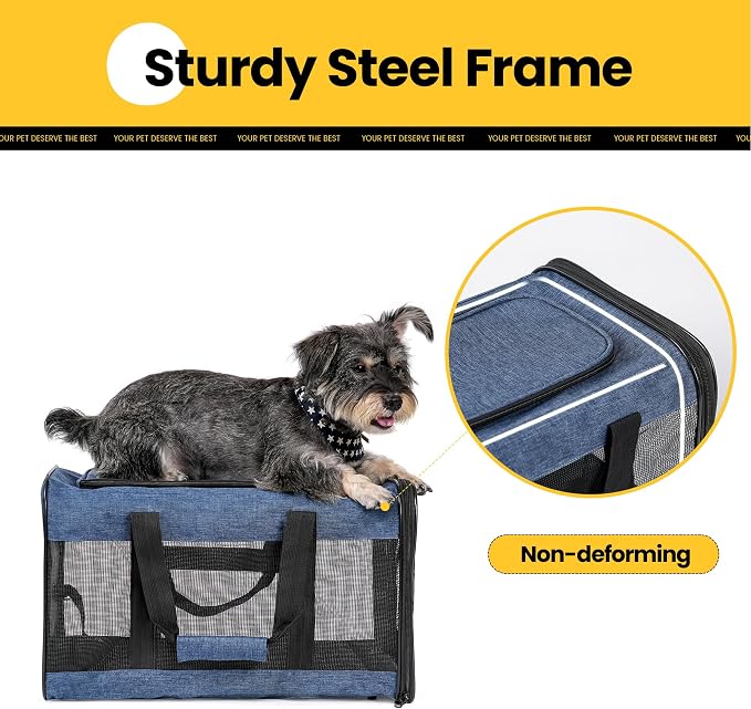 Dog Carrier Soft Sided, Large Cat Carrier - Image 8