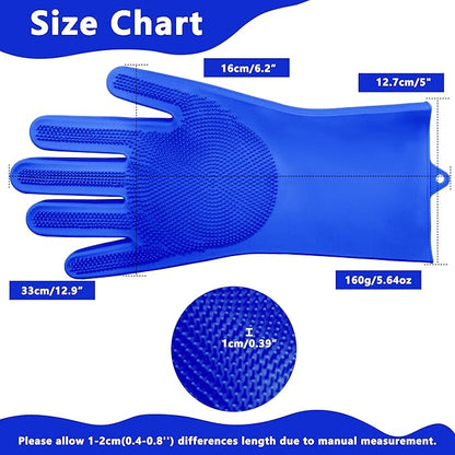Pet Grooming Gloves—Heat Resistant Dog Washing Gloves - Image 2
