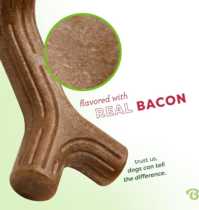 Benebone Bacon Stick Durable Dog Chew Toy - Image 2