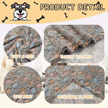 Rezutan 1 Pack 3 Blankets for Dogs, Dog Blanket for Medium Pet Cat, Premium - Image 2