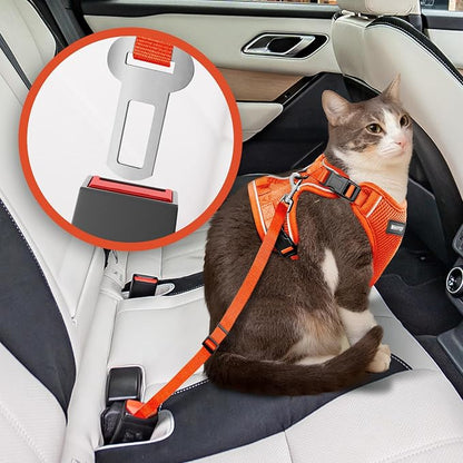 Cat Harness and Leash for Walking Escape Proof Soft Adjustable Cat Leash - Image 4