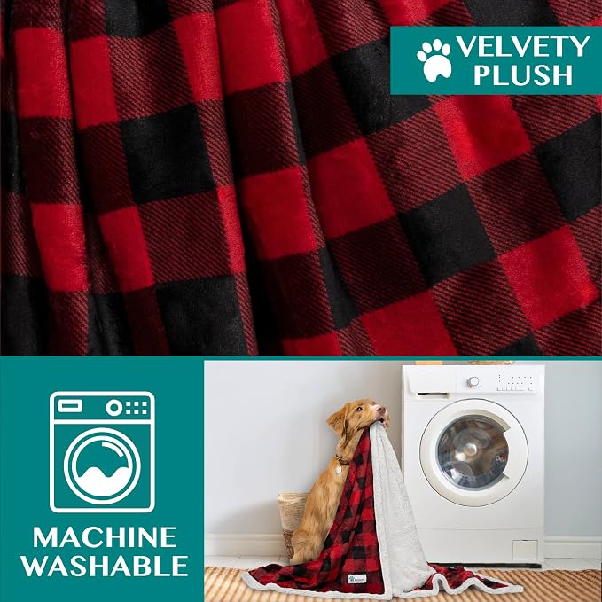 PetAmi Dog Blanket for Medium Large Dogs, Pet Bed Blanket Cat Puppy Kitten - Image 6