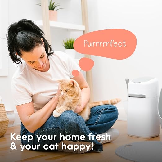 Litter Genie Style Pail Cat Litter Box Waste Disposal System - Image 14