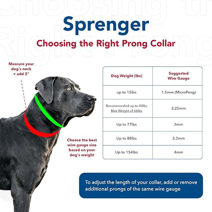 Herm SPRENGER Ultra-Plus Prong Dog Training Collar, 3.0 mm x 18" Neck Size - Image 7