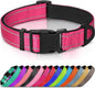 Joytale Reflective Dog Collar, Soft Neoprene Padded, Metal D-Ring, Nylon Pet by Joytale