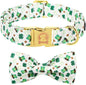 MR. CHUBBYFACE St.Patrick's Clover Dog Collar by MrChubbyfacePetSupplies