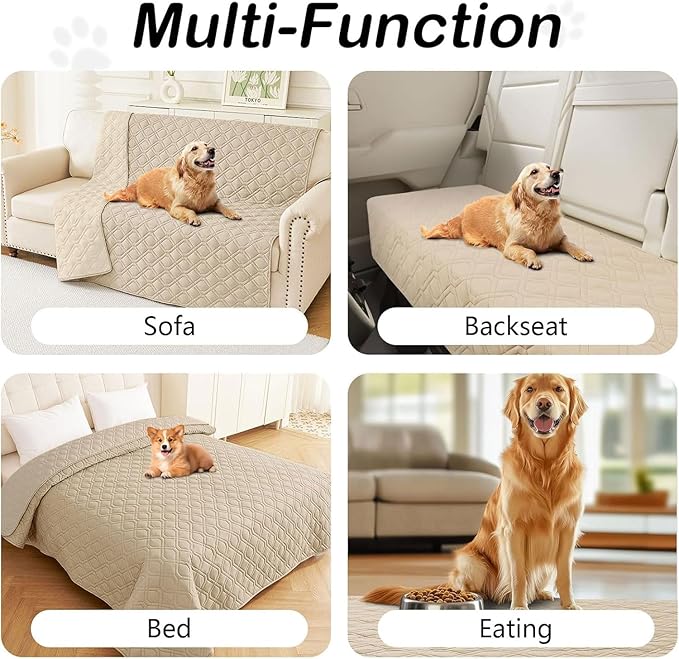 hyha Waterproof Dog Bed Blanket, Soft Pet Blankets, Waterproof Couch Cover - Image 5