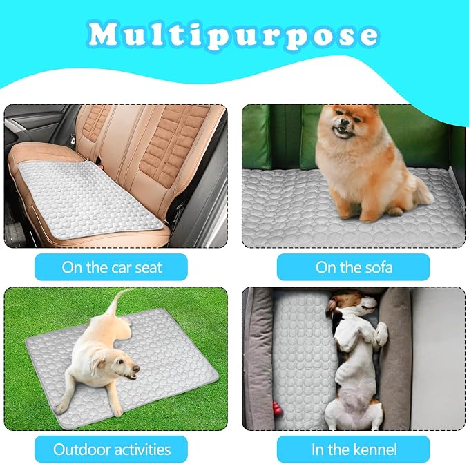 Dog Cooling Mat for Dogs, Pet Cooling Pad Bed for Dog Easy Washable for All - Image 6