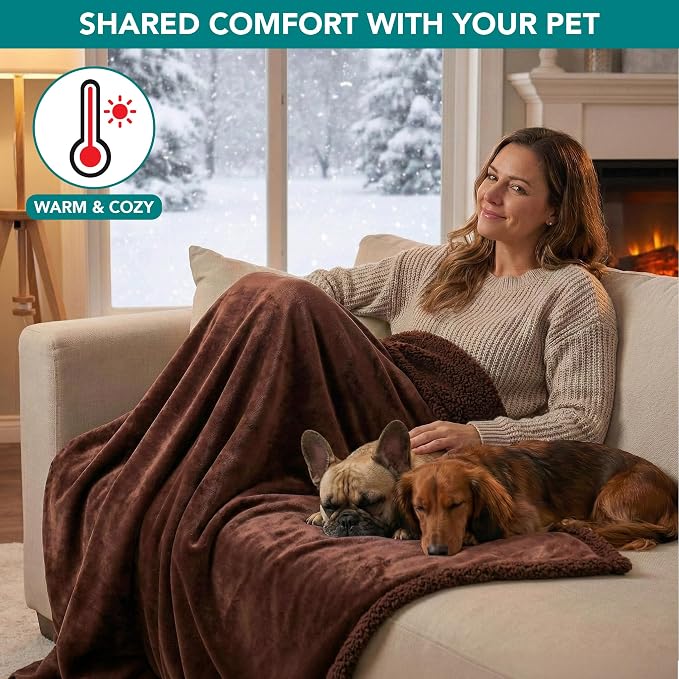 PetAmi Waterproof Dog Blanket for Medium Large Dog Puppy Cat Throw for Couch - Image 4