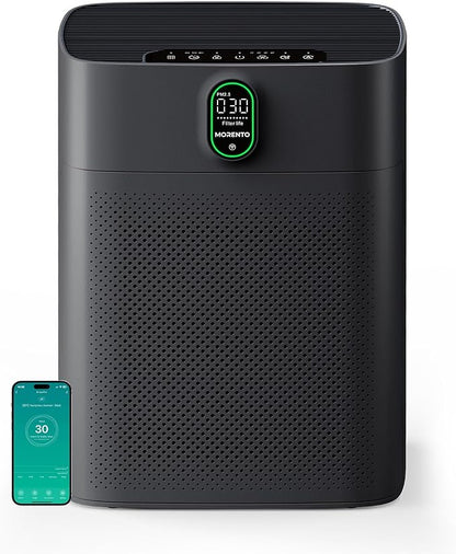 MORENTO Air Purifier for home Large Rooms up to 1076 ft2, Wi-Fi and Alexa by MORENTO