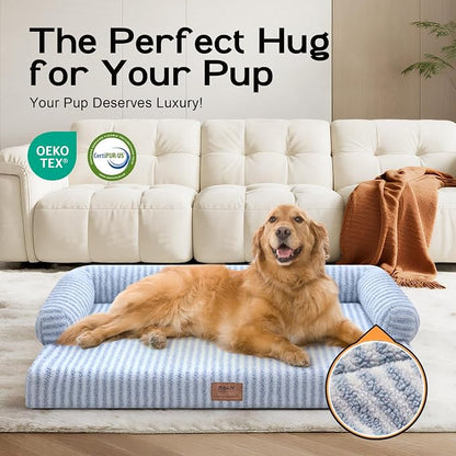Large Dog Bed Orthopedic Washable Dog Beds Bolster - Image 7