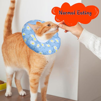 Cat Cone Collar Soft, Adjustable Cat Recovery Collar Kitten Cones to Stop - Image 4