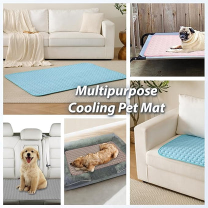 MICROCOSMOS Summer Cooling Mat & Sleeping Pad- Water Absorption Top, EZ Clean - Image 6