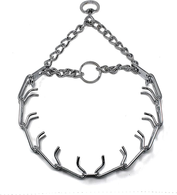 Herm Sprenger Prong Dog Training Collar Ultra-Plus Chrome Plated Steel Pet by HERMSPRENGER