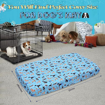 Replacement Dog Bed Covers Elastic Edged Washable Pet Bed Protector - Image 3