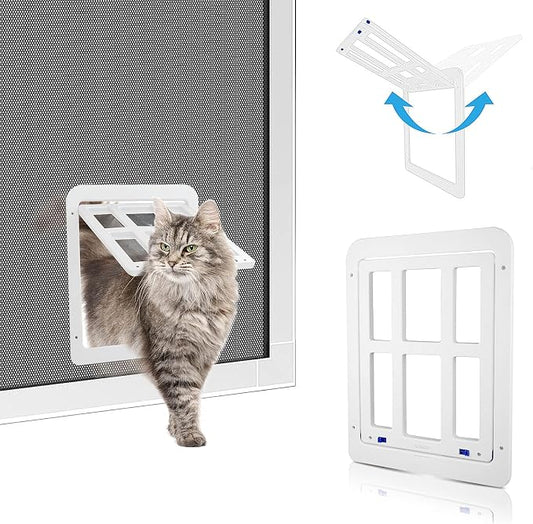 PETLESO Small Pet Door for Screen & Sliding Doors by PETLESO