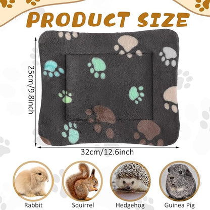 Tuanse 4 Pack Ultra Soft Dog Cat Bed Mat Small Animal Guinea Pig Bed - Image 4