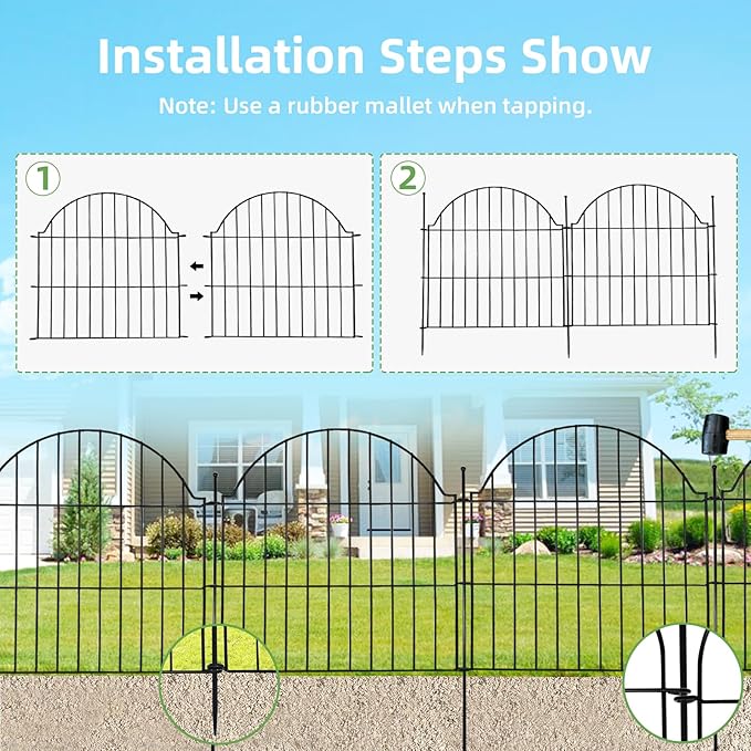 Decorative Metal Garden Fence - Image 9