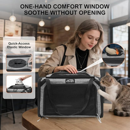Top and Side Expandable Pet Carriers, in-Cabin Travel Carrier - Image 5