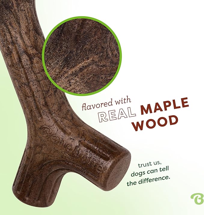 Benebone Maplestick Real Wood Durable Dog Chew Toy, Made in USA - Image 2