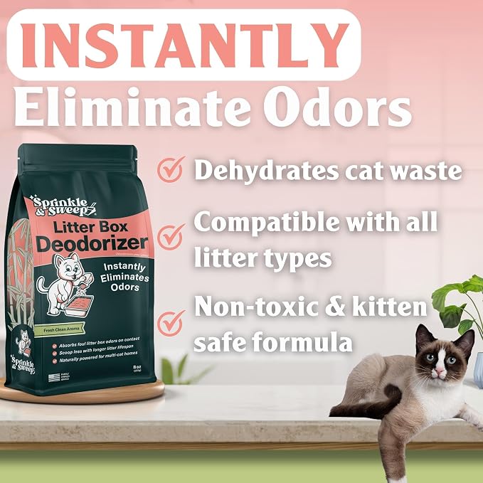 Sprinkle & Sweep Litter Box Deodorizer - Image 2